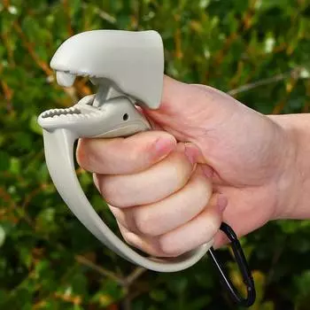 Захват для захвата губ рыбы с карабином и противоскользящей ручкой, легкий портативный ручной захват для захвата рта рыбы