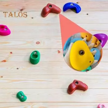 Захваты для скалолазания с крепежным винтом удерживают до 230 фунтов для детей и взрослых, настенные захваты для скалолазания в помещении и на улице, игровые площадки, настенные захваты для скалолазания