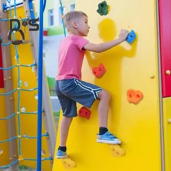 Захваты для скалолазания с крепежным винтом удерживают до 230 фунтов для детей и взрослых, настенные захваты для скалолазания в помещении и на улице, игровые площадки, настенные захваты для скалолазания