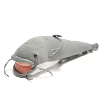 Захватывающая иллюстрированная книга - Мягкая игрушка «Пресноводные существа» (Сом)