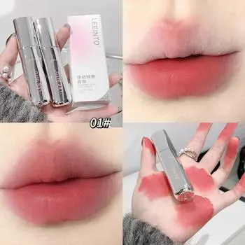 Захватывающий бархатный матовый блеск для губ, матовый матовый, стойкий цвет, мягкая матовая грязь для губ, нелегко прилипать к чашке, отбеливающая помада