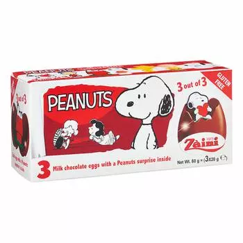 Zaini Zaini Шоколадное яйцо Snoopy PEANUTS Шоколадное яйцо 1 шт. (х 1)