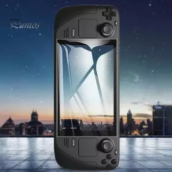 Закаленная пленка 9H против царапин 0,26 мм Защитная пленка для экрана игровой консоли для Steam Deck чистый