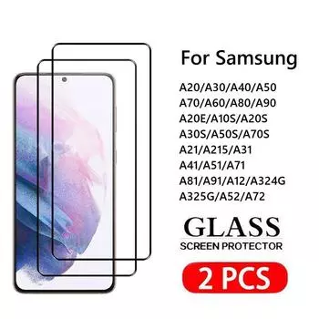 Закаленная пленка Samsung A22 S21/A3/A12/A53, все модели A10