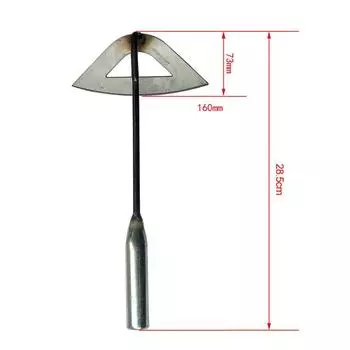 Закаленная стальная полая мотыга, ручные грабли для прополки, посадка овощей, ферма, садовые инструменты, сельскохозяйственный инструмент, аксессуары для прополки