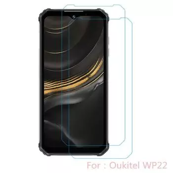 Закаленное HD стекло для OUKITEL WP22, прозрачная защитная пленка для экрана для Oukitel WP22, ультратонкая защитная передняя пленка 9H, против царапин Oukitel WP22 чистый