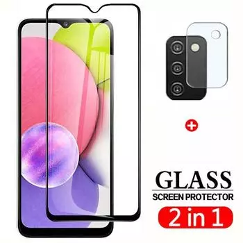 Закаленное стекло 2 в 1 для Samsung Galaxy A03S A 03S A037 SM-A037, защитная пленка для объектива камеры