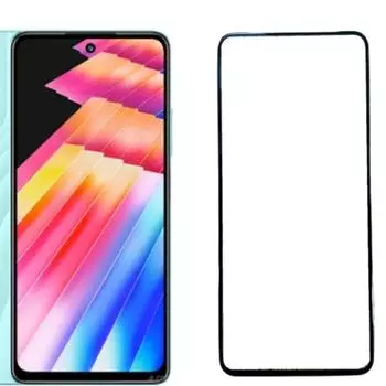 Закаленное стекло 9D для Infinix Hot 30 30i Play NFC, прозрачная защитная пленка для экрана с черным краем для INFINIX Hot30, защитная передняя пленка Infinix Hot 30i чистый