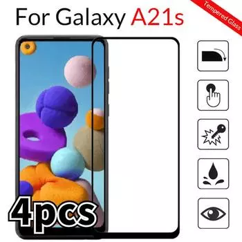 Закаленное стекло 9H для Samsung Galaxy A21s, защитная пленка для экрана Samsung A21S Galaxy A21 s For Samsung A12 чистый