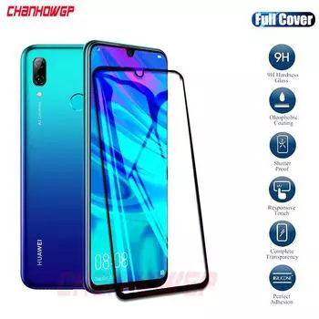 Закаленное стекло для Huawei P Smart 2020 Защитная пленка для экрана Стеклянная пленка для Huawei P Smart Plus 2019 Psmart Z P smart 2019 Полное покрытие Защитное стекло Huawei P Smart 2020 чёрный