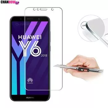 Закаленное стекло для Huawei Y5 Y6 Y7 Y9 2018 2019 Prime Защитная пленка для экрана Huawei Y3 Y5 Y6 Pro II Y7 Y9 Y3 II чистый