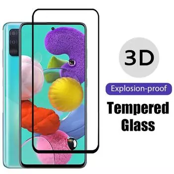 Закаленное стекло для samsung A51 A71 A50 A30 a31 a21s, защитное стекло для объектива камеры, стекло для samsung galaxy M31 for Samsung A72018 чёрный