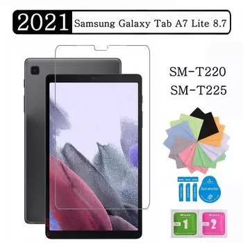 Закаленное стекло для Samsung Galaxy Tab A7 Lite 8,7 2021 SM-T220 SM-T225 T220 T225 Защитная пленка с полным покрытием 1*A7 Lite 8.7 T220 чистый