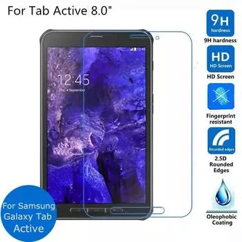 Закаленное стекло для Samsung Galaxy Tab Active 3 2 8,0 Active3 T570 T575 Active2 T390 T395 Защитная пленка для экрана планшета 1PC T390 T395 8in прозрачный
