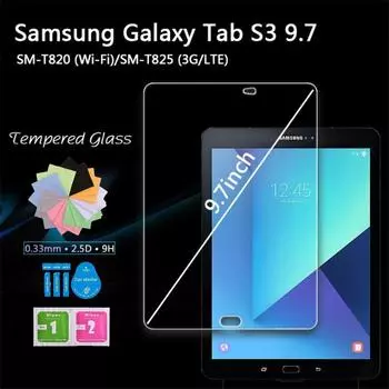 Закаленное стекло для Samsung Galaxy Tab S3 T719 SM-T719 SM-T820 T820 T825 8,0 9,7 дюймов, защитная пленка для экрана планшета 1*Tab S3 8.0 T719 чистый