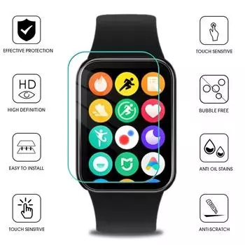 Закаленное стекло для Xiaomi Miband 8 Pro Smart Watch Полное покрытие Ультрапрозрачная защитная пленка для экрана для Mi Band 8 Pro 1PCS