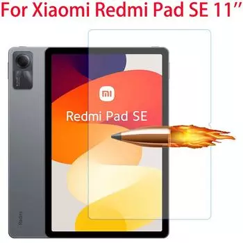 Закаленное стекло для Xiaomi Redmi Pad SE 11 дюймов 2024 Защитная пленка для планшета Redmi Pad SE Защитные пленки для экрана