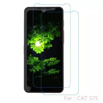 Закаленное стекло HD для Cat S75, 9H, прозрачная защитная пленка для экрана для CAT S75, CatS75, 2,5D, ультратонкая защитная передняя пленка от царапин Cat S75 чистый