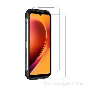 Закаленное стекло HD для Doogee V Max 9H, прозрачная защитная пленка для экрана DOOGEE V MAX 2,5D, ультратонкая защитная пленка от царапин Doogee V Max чистый