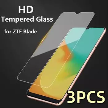 Закаленное стекло HD для ZTE Blade A52 A51 A51s A31 A71 A7 10 20 11 Lite Prime, защитная пленка для экрана Blade 20, умная защитная пленка For Blade A31 чистый