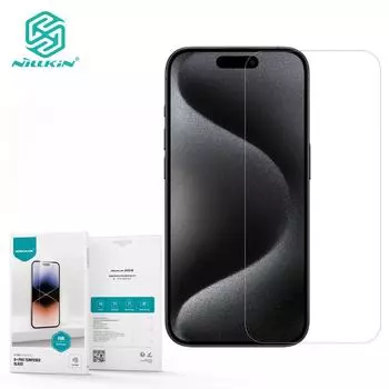 Закаленное стекло NILLKIN H+ Pro для iPhone 15 Pro, антибликовое, прозрачное, 9H, защита экрана от взрывов Clear чистый