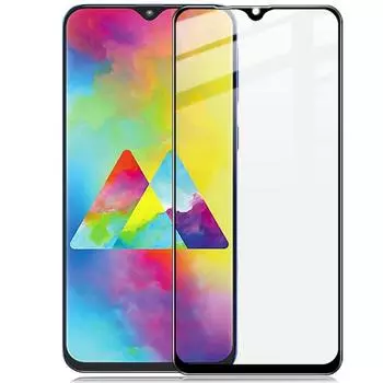 Закаленное стекло с полным клеем для Samsung Galaxy A10 A53 A20 A32 A50 M22 M32 A01 A21s M01 A31 A41 A51 A71 5G M31 Защитная пленка для экрана Samsung M30s чёрный