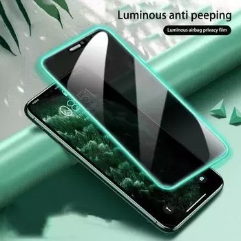 Закаленное стекло телефона, высокая яркость, защита от отпечатков пальцев, четкость, защита от царапин, взрывозащищенный телефон, защита от шпионажа, ультратонкий экран конфиденциальности, защитная передняя панель for iPhone 14 Plus прозрачный