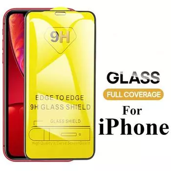 Закаленное защитное стекло 9H для iPhone 11 Pro Max XR X XS Max 7 8 6 6S Plus SE 2020 12 13 Pro Max 12 13 Mini Защитное стекло для экрана