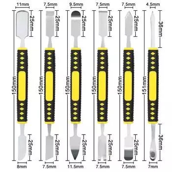 Закаленный коготь-гвоздь, двухсторонний лом, 6-в-1, разборка, рамка экрана аккумулятора, плоский лом, инструмент для ремонта литья под давлением