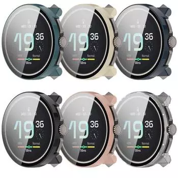 Закаленный стеклянный чехол для часов Suunto Race Samrt, ремешок для часов, полноразмерный защитный бампер для ПК Suunto RACE S, защитный чехол для экрана For Suunto Race чистый