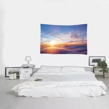 Закат закат пейзаж гобелен комната общежитие прикроватные украшения висит ткань фон ткань украшения дома 100x75cm