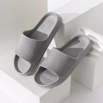 Заказ на два размера больше, домашние тапочки из ЭВА, мужские и женские нескользящие сандалии для ванной, летние шлепанцы для пар, домашние тапочки с мягкой подошвой, мужские уличные тапочки