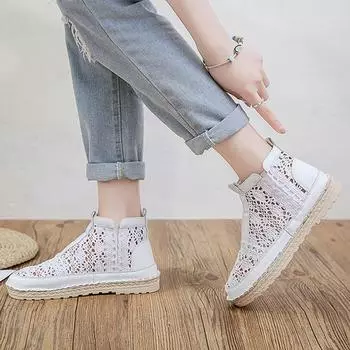 Заказ на размер больше, изысканная летняя корейская версия стиля Харадзюку, студенческая повседневная женская обувь на плоской подошве, дышащая сетчатая обувь для ленивых одиночек 34 хаки