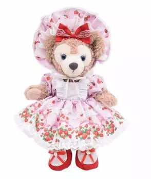 Заказ почтой одежды Teddy Bear Alice Shellie May, костюм для переодевания, платье клубники с чепчиком, без боди для размера S розовый