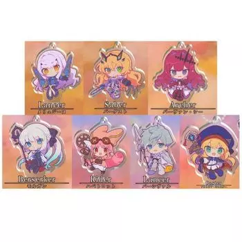Заказать акриловую подставку Коллекция 7 видов набор Мелюзина Баргест Верван Си Морган Хабеттрот Персиваль Артурия Гачагача Капсульная игрушка Судьба/Гранд Том 1