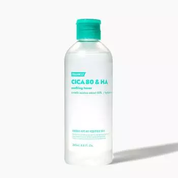[Заказать один] Тоник Frankly Cica 80% Centella asiatica Extract Toner 250 мл Moisture Acne Trouble Soothing Olive Young Skin, 1 шт.