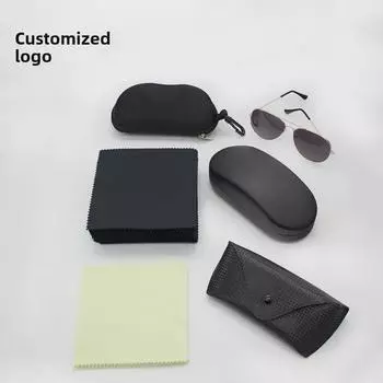 Закажите роскошные футляры для солнцезащитных очков, крючки для салфеток для очков для близорукости, чехлы на молнии, салфетки для протирки экранов телефонов и сумки для очков.