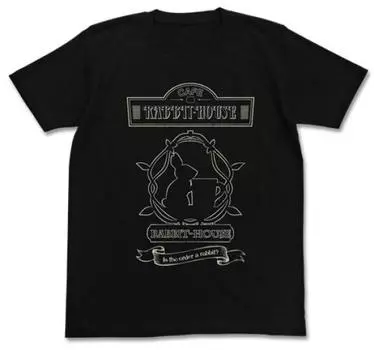 Заказывается футболка Rabbit House кролика черного цвета размера XL