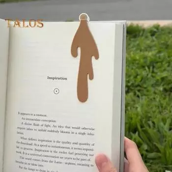 Закладка для пролитого кофе, маркер для страниц книги, компактный размер, портативный, художественный дизайн, украшение для закладок A
