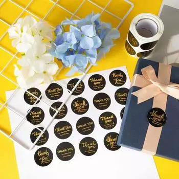 Закладка Рождественская открытка Черно-белая Спасибо Невеста X096 A12-50pcs-5x9cm