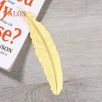 Закладка в китайском стиле в форме пера, металлическая гальванизированная закладка, декоративная закладка в виде листа, школьные принадлежности серебряный