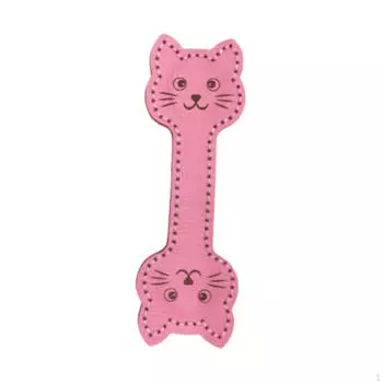 Закладка-зажим для книги в форме кошки, многофункциональная магнитная закладка для домашнего офиса розовый