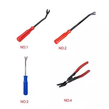 Заклепки для отделки салона автомобиля, универсальный набор плоскогубцев, автомобильный крепеж, смешанные украшения, автомобильные аксессуары для облицовки панели