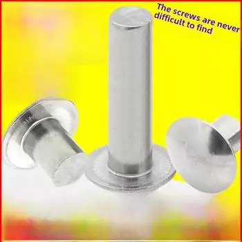 Заклепки из нержавеющей стали 304 с плоской круглой головкой для ручной штамповки — доступны в размерах 2MM/3MM/4MM/5MM Diameter 2*5