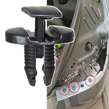 Заклепки на бампер, фиксированный зажим на крыле для Citroen C2 C3 Pluriel Picasso C4 C5 C-Elysee DS4 Saxo Xsara Xantia Berlingo 10X