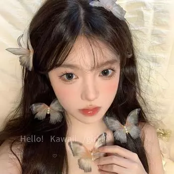 Заколка-бабочка, сломанные волосы, боковая заколка, ободок, аксессуар для волос 1 pack of 4.5cm small