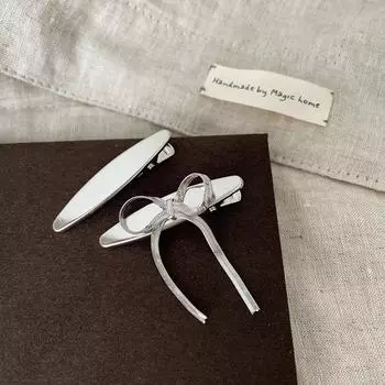 Заколка-бант из металла Premium Sense Niche Versatile Temperament Bangs Clip Аксессуары для волос Зажим для кромки головного убора