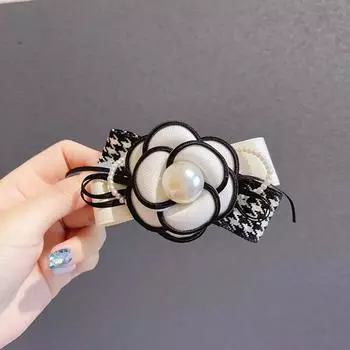 Заколка-бант «Камелия» с пружинным зажимом, зажим-краб для затылка, зажим для хвоста, поперечный зажим, аксессуары для волос, шпилька, новый женский головной убор