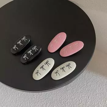 Заколка-бантик для волос женская милая девушка универсальная темпераментная челка зажим аксессуары для волос боковой зажим