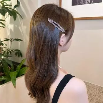 Заколка BB с цирконием, маленькая заколка для волос, креативная заколка для волос BB со стразами, для путешествий